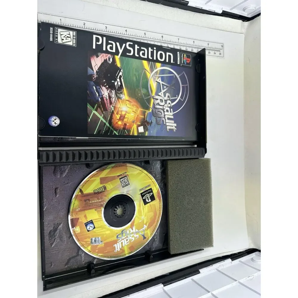 Assault Rigs Long Box Manual Sony PlayStation CIB PS1 Tested Retro Vintage Game
